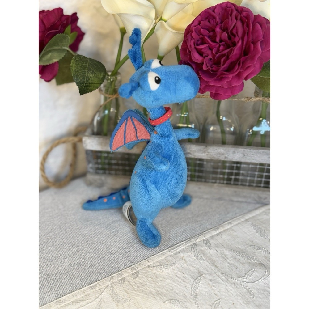 Disney Doc McStuffins Stuffy Blue Dragon 9" Tall Plush Stuffed Animal‎